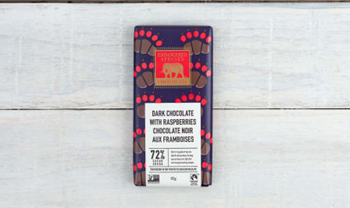 Grizzly Bar - Dark Chocolate with Rasberries 85g- Code#: DE833