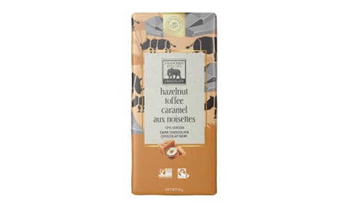 Dark Chocolate with Hazelnut Toffee 72% Cocoa- Code#: DE839