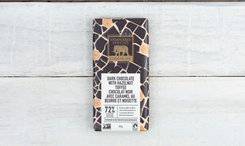 Rhino Bar - Dark Chocolate with Hazelnut & Toffee 85g- Code#: DE839