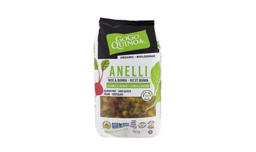 Organic Quinoa Anelli Pasta- Code#: DN0335