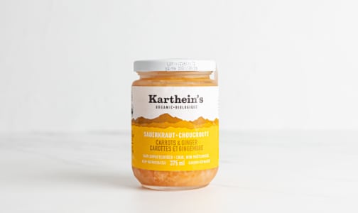 Organic Unpasteurized Sauerkraut - Carrot & Ginger- Code#: DN0491