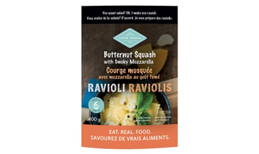 Ravioli - Butternut Squash with Smokey Mozzarella (Frozen)- Code#: DN0577