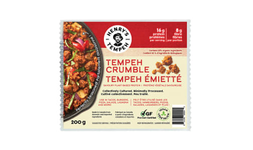 Organic Tempeh Crumble (Seasoned)- Code#: DN0774