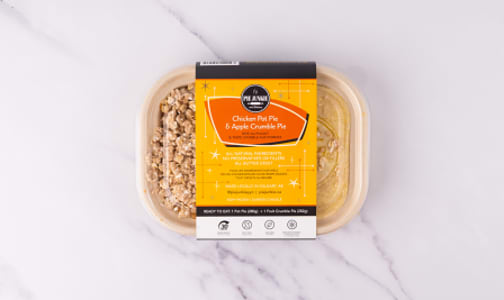 Chicken Pot Pie And Apple Crumble Pie Tv Dinner (Frozen)- Code#: DN0846