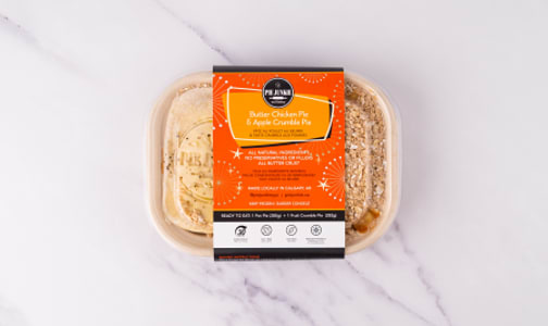 Butter Chicken Pie And Apple Crumble Pie Tv Dinner (Frozen)- Code#: DN0847