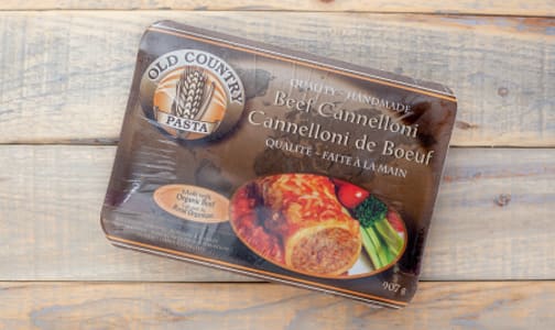 Beef Cannelloni (made with Certified Organic Beef) (Frozen)- Code#: DN3605