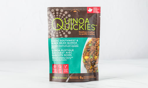 Quinoa Quickies - Rustic Southwest & Black Bean (100% Canadian Quinoa)- Code#: DN910