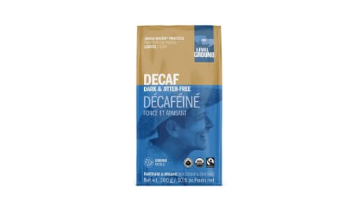 Organic Decaf, Dark & Jitter-Free; Ground- Code#: DR0063