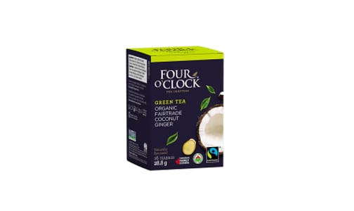 Organic Coconut Ginger Green Tea- Code#: DR0337