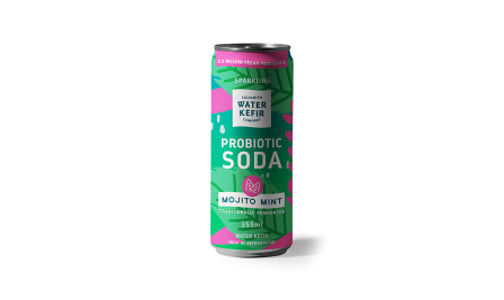 Organic Mojito Mint Sparkling Probiotic Soda- Code#: DR1040