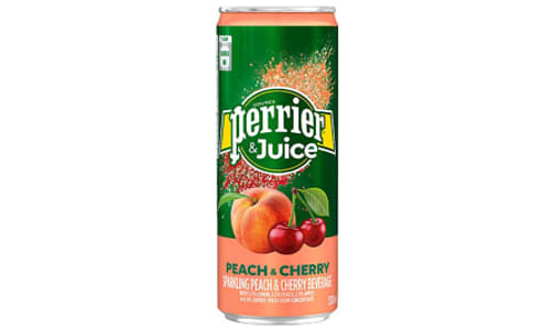 Peach & Cherry Sparkling Juice- Code#: DR1207