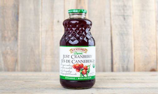 Organic Just Cranberry Juice- Code#: DR1370