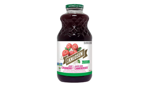 Organic Just Cranberry Juice- Code#: DR1370