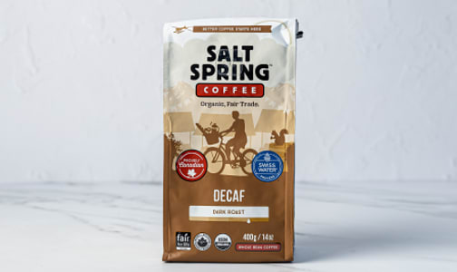 Organic Decaf Dark Coffee, Whole Bean- Code#: DR138
