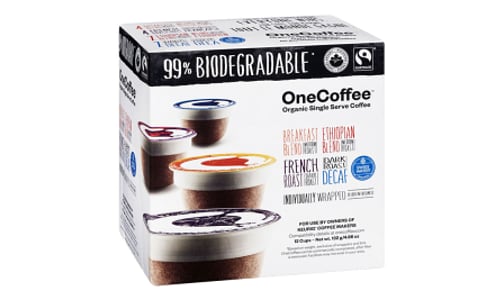 Organic Variety Pack Coffee Cups- Code#: DR1406