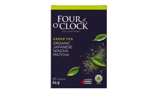 Organic Sencha Matcha Tea Bags- Code#: DR1637