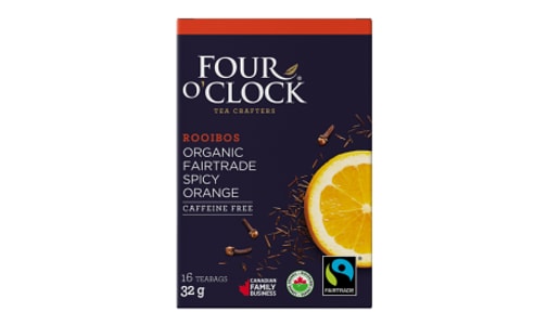 Organic Rooibos Orange Spice Tea Bags- Code#: DR1639