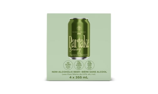Craft Non-Alcoholic Beer - IPA- Code#: DR1872
