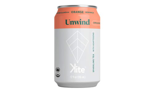 Organic Unwind - Ashwagandha Orange Sparkling Adaptogenic Tea- Code#: DR1925