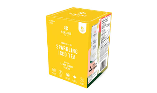 Organic Lemon Ginger Sencha Sparkling Iced Tea- Code#: DR2391