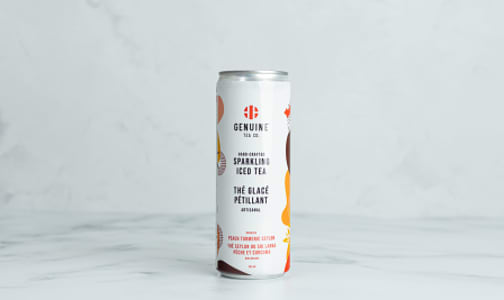 Organic Peach Turmeric Ceylon Sparkling Iced Tea- Code#: DR2392