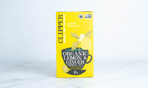 Organic Lemon & Ginger Herbal Tea- Code#: DR2499