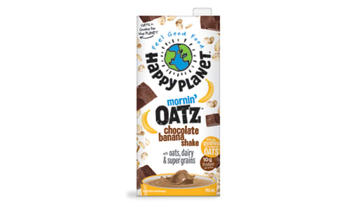 mornin' oatz chocolate banana shake- Code#: DR2598