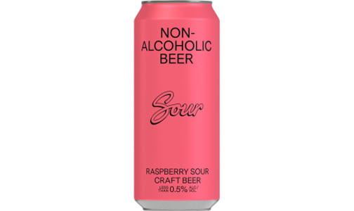 Raspberry Sour Non Alcoholic Beer- Code#: DR2631
