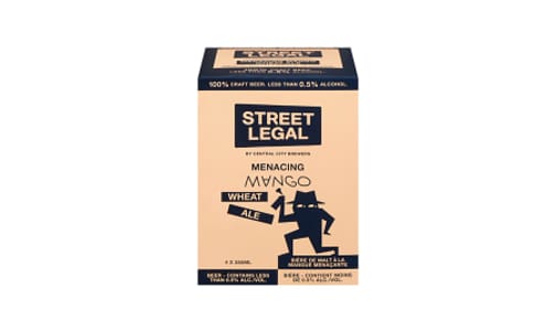 Street Legal Mango Wheat Ale Non-Alch- Code#: DR2650