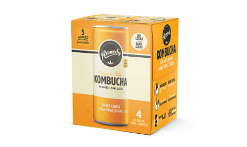 Organic Ginger Lemon Kombucha- Code#: DR3108