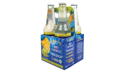 Organic Well Cultured Sparkling Apple Cider - Lemon Lime- Code#: DR3121