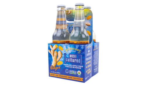 Organic Well Cultured Sparkling Apple Cider - Ginger- Code#: DR3122