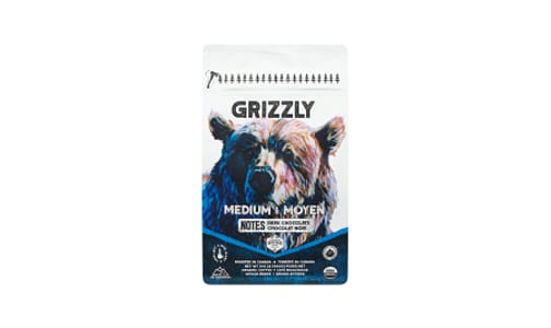 Organic Grizzly Medium Roast- Code#: DR3624