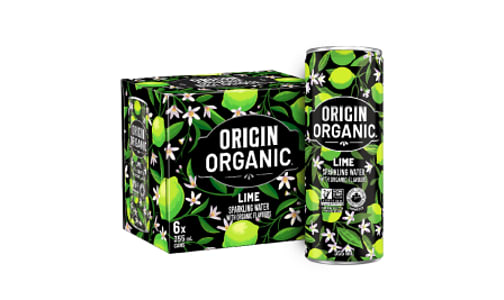 Organic Lime Sparkling Water- Code#: DR3660
