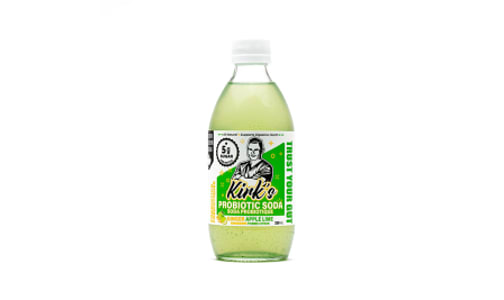 Organic Probiotic Soda - Apple Lime Ginger- Code#: DR4010