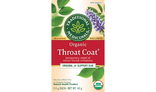 Organic Throat Coat Tea- Code#: DR925