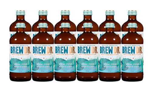 Organic Clear Mind Kombucha - CASE- Code#: DR9600-CS