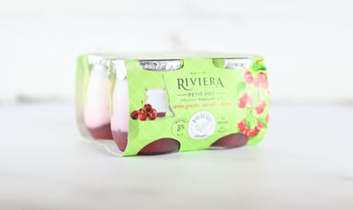 Organic Petit Pot - Morello Cherry Yogurt 3.2%- Code#: DY0152