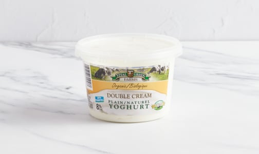 Organic Double Cream Plain Yogurt- Code#: DY0209