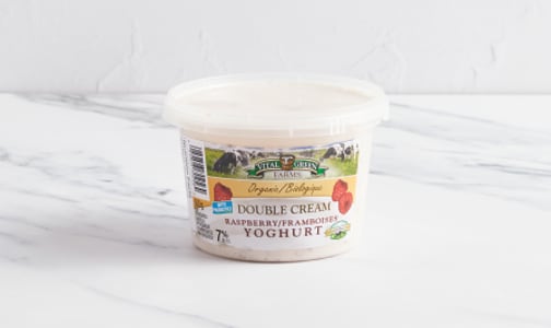 Organic Double Cream Raspberry Yogurt- Code#: DY0213