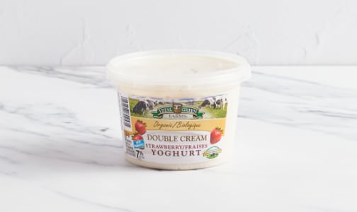 Organic Double Cream Strawberry Yogurt- Code#: DY0217