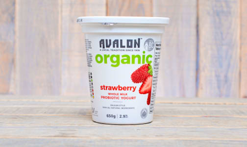 Organic Strawberry Yogurt - 2.6% MF- Code#: DY071