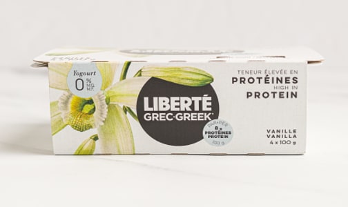 0% Fat Greek Vanilla Yogurt Multipack- Code#: DY3134