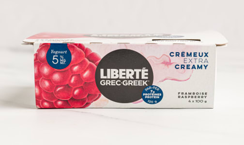 5% Fat Greek Yogurt Multipack - Raspberry- Code#: DY443