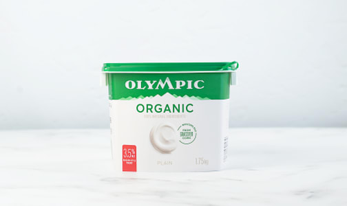 Organic Plain Yogurt Pail - 3.5% MF- Code#: DY700
