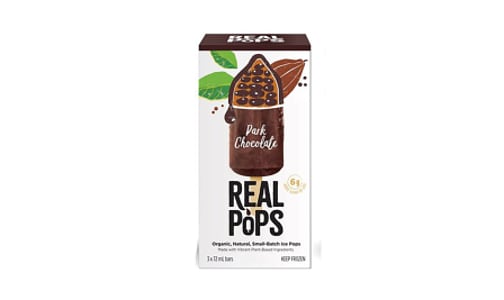 Organic Dark Chocolate Pops (Frozen)- Code#: FD0063