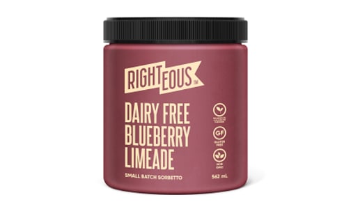 Blueberry Limeade Dairy Free Sorbetto (Frozen)- Code#: FD0173