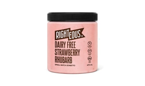 Strawberry Rhubarb Sorbetto - Dairy Free (Frozen)- Code#: FD0183