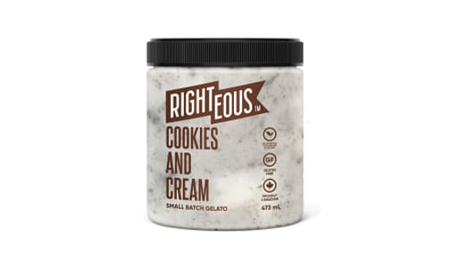 Cookies & Cream Gelato (Frozen)- Code#: FD0186