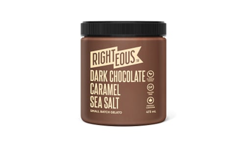 Dark Chocolate Caramel Sea Salt Gelato (Frozen)- Code#: FD0191